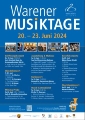 Plakat Warener Musiktage
