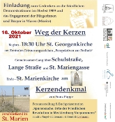 Einladung zum Weg der Kerzen Einladung zum Weg der Kerzen