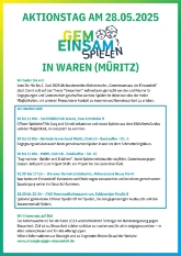 Plakat Gemeinsam spielen 28.05.25